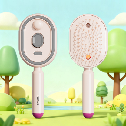 Spray airbag massage comb